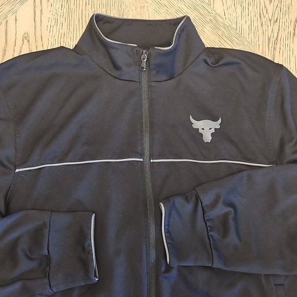 Under Armour Other - Under Armour Project Rock Track Jacket Full Zip Men's M Loose Fit